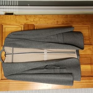 Theory drawstring hooded blazer jacket